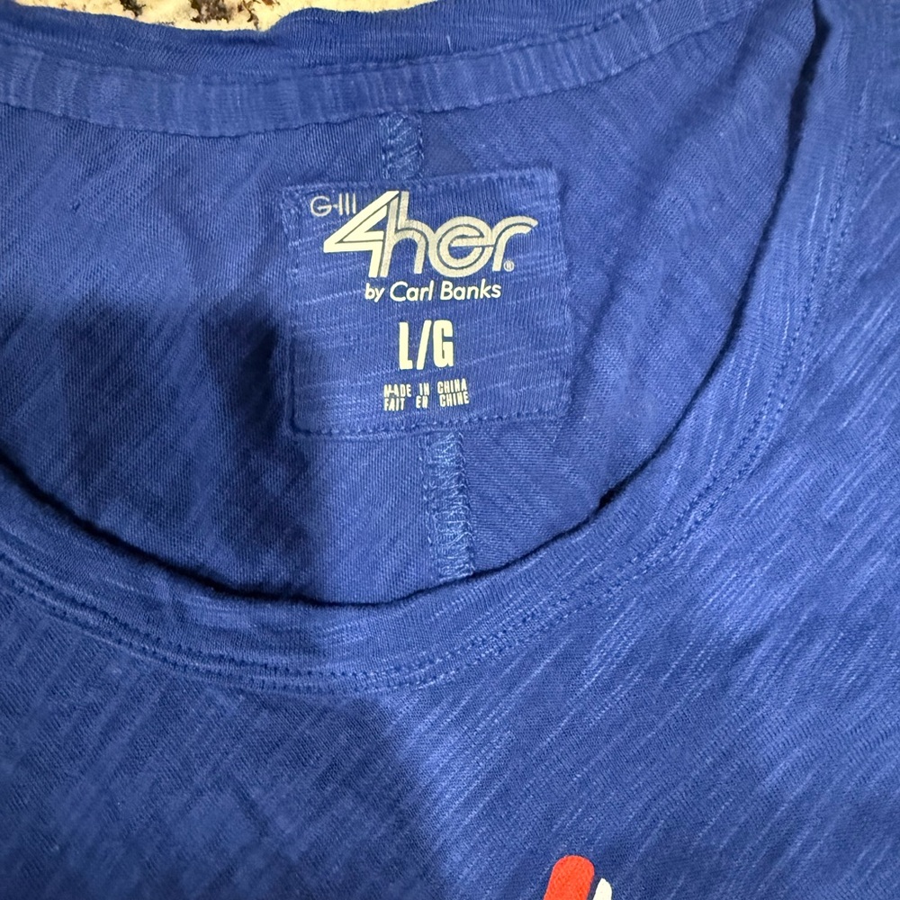 Cubs Women Blue T-Shirt - Picture 3 of 4